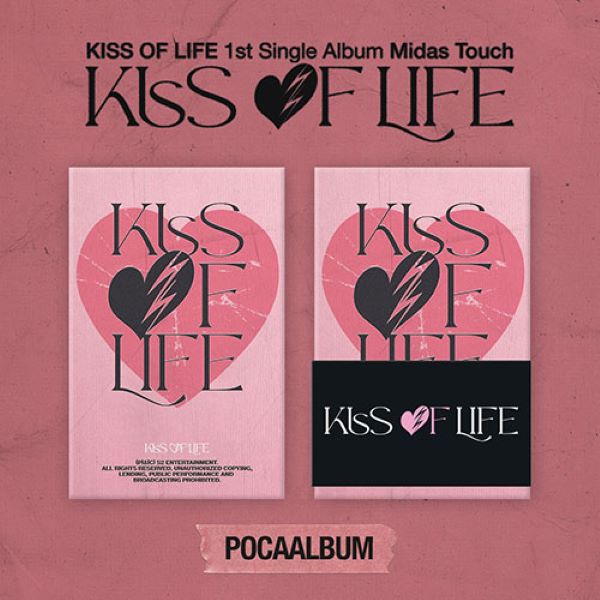 KISS OF LIFE - Midas Touch 1st Single Album - POCA Version Main Image