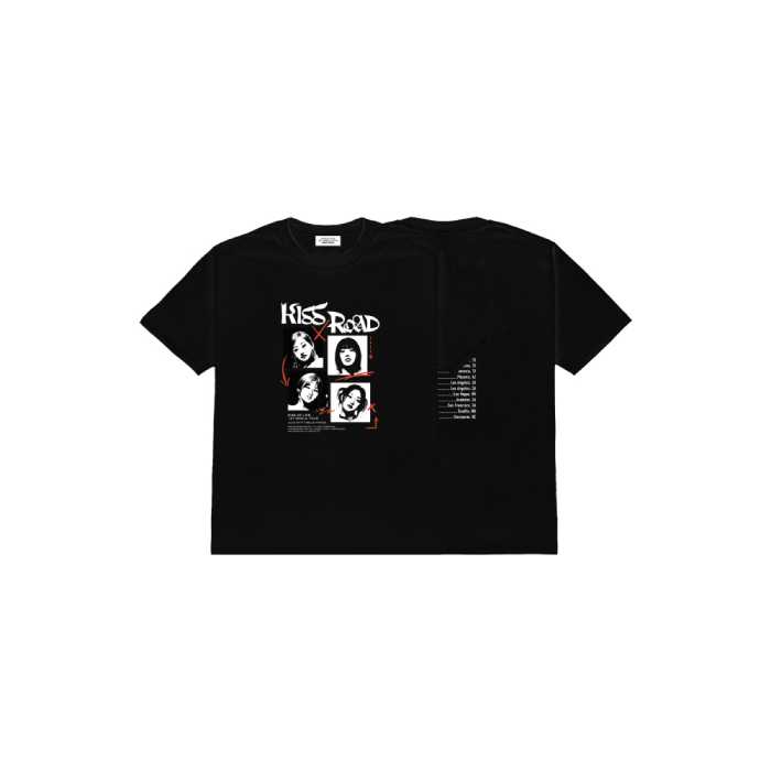 KISS OF LIFE T Shirt 1st World Tour KISS ROAD In Seoul Official MD - main image