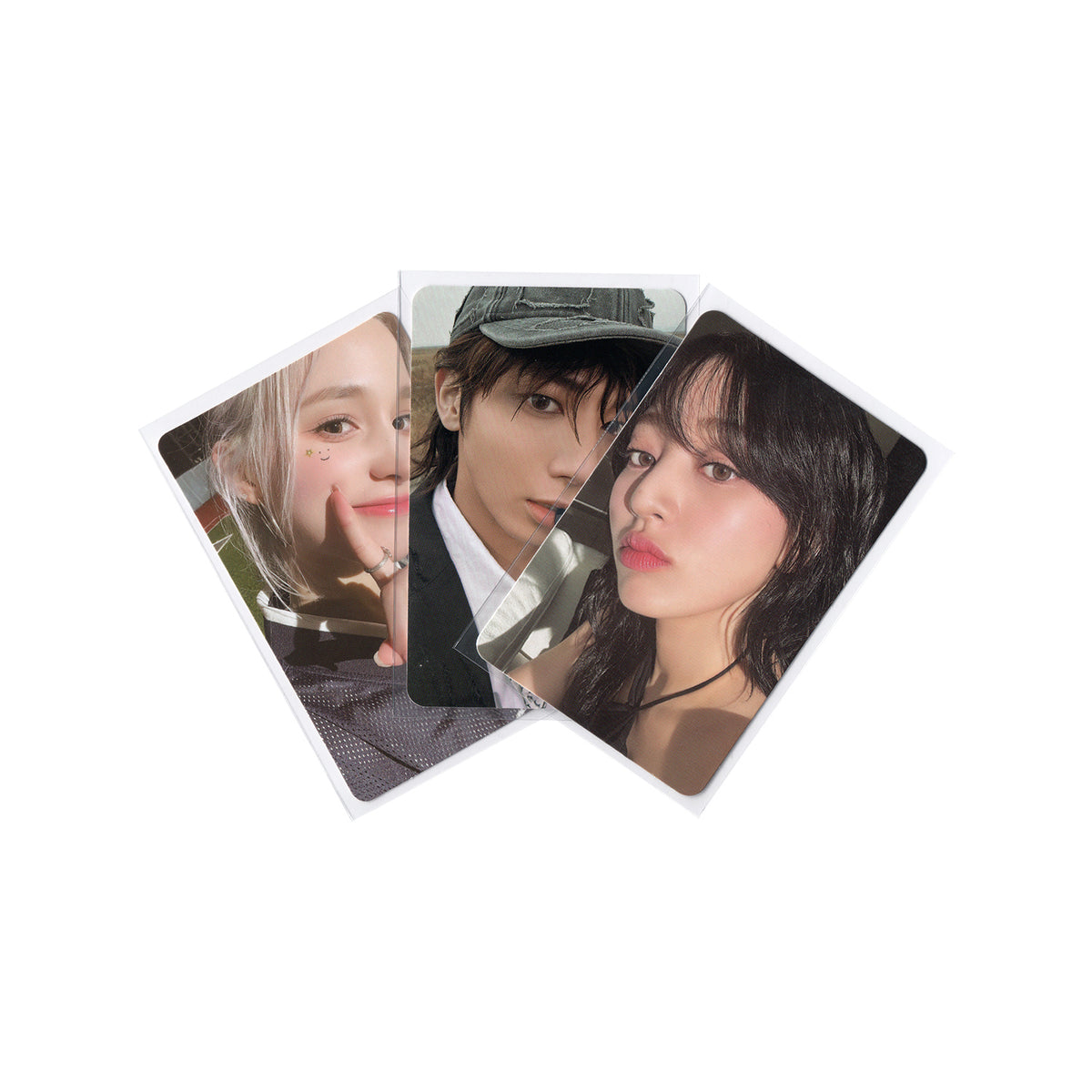 K PLACE Transparent Photocard Sleeves 100 Count 110 Microns image 4