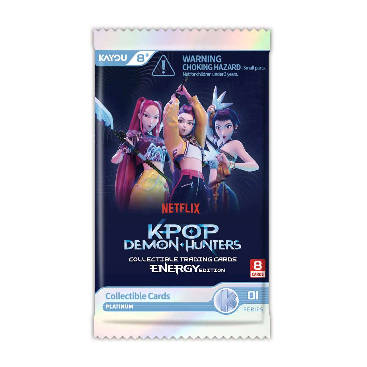 KPOP DEMON HUNTERS Collectible Trading Cards Energy Edition - Single Pack image 1