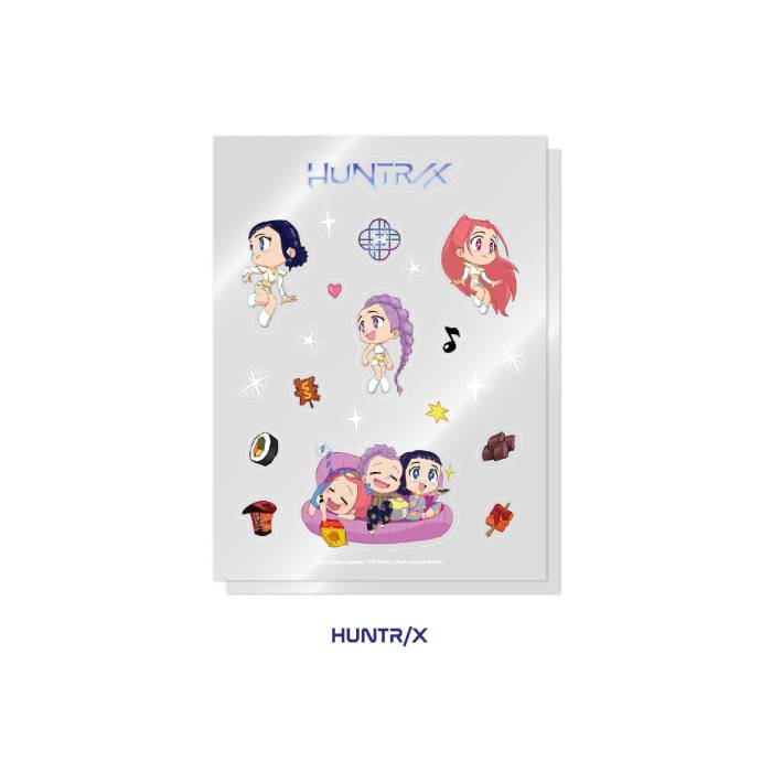 KPOP DEMON HUNTERS Official Light Stick Deco Sticker - HUNTRIX Version