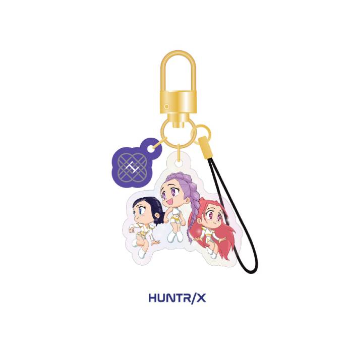 [PRE-ORDER] KPOP DEMON HUNTERS - Official Light Stick Keyring Charm