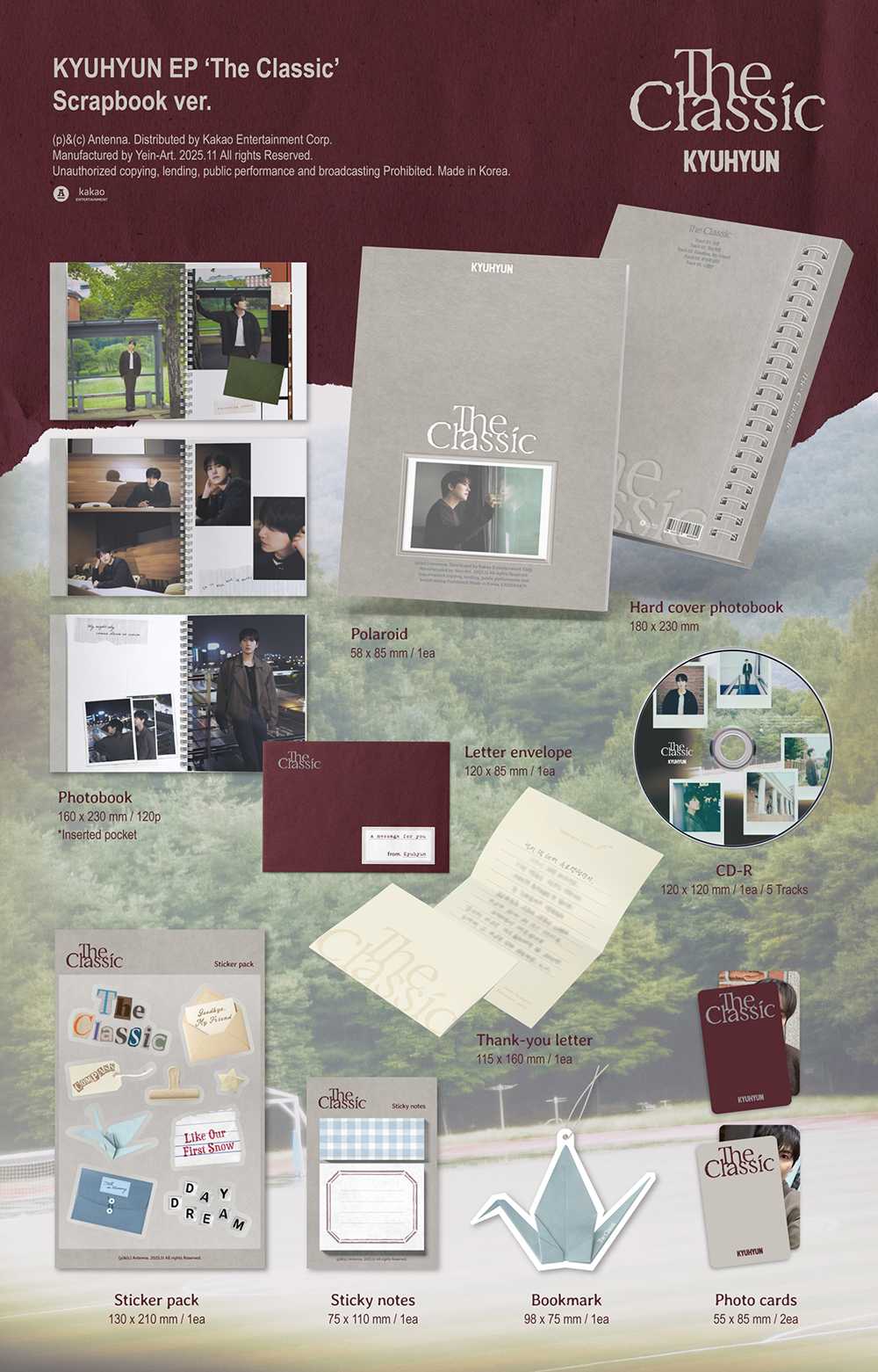 KYUHYUN - The Classic [2nd EP Album - Scrapbook Ver.]