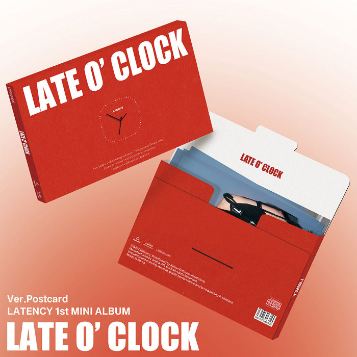 LATENCY LATE O CLOCK 1st Mini Album Postcard Ver - main image