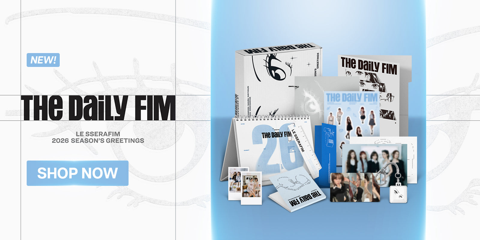 LE SSERAFIM 2026 Seasons Greetings - Banner