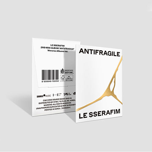 LE SSERAFIM ANTIFRAGILE 2nd Mini Album - Weverse version main image