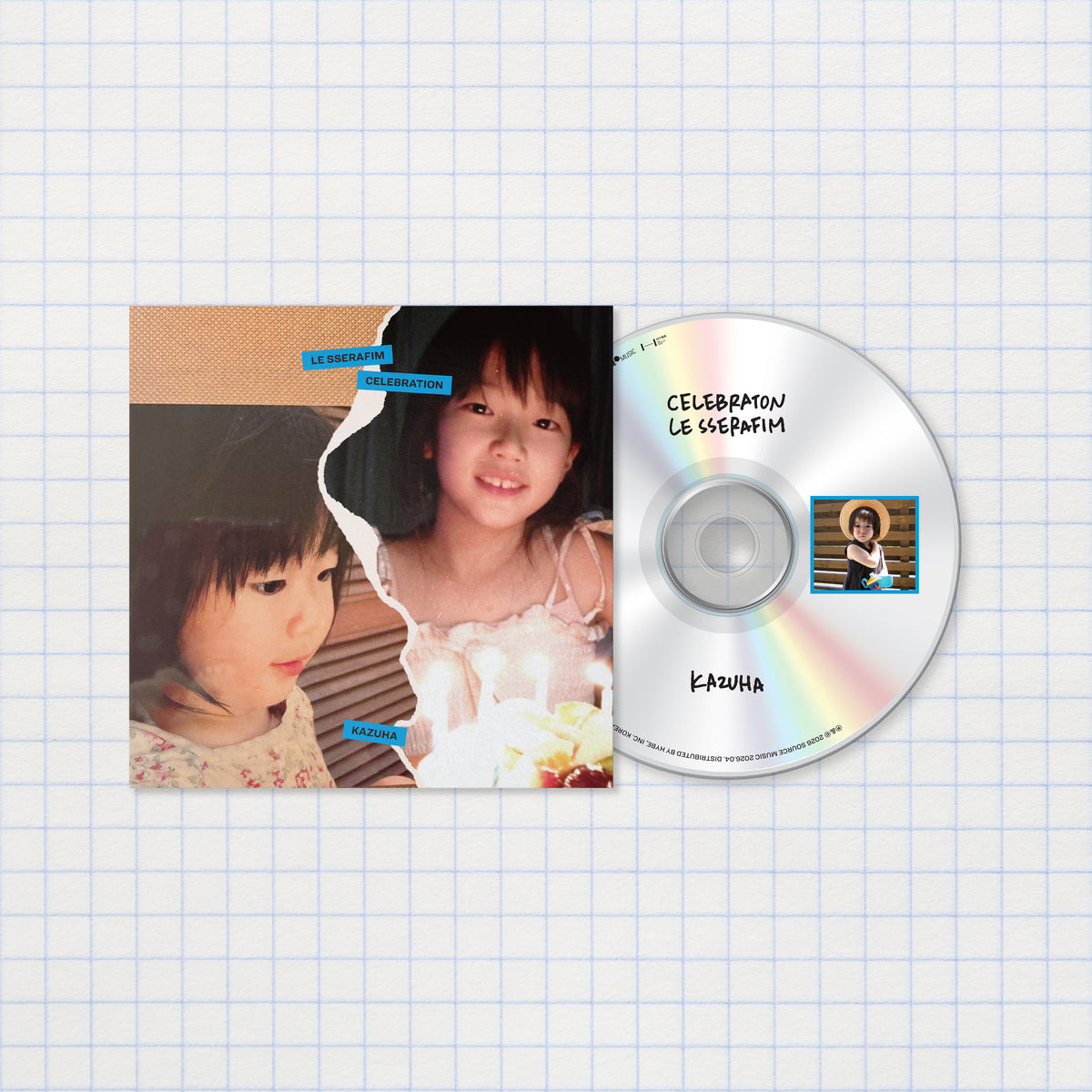 LE SSERAFIM CELEBRATION Single CD - KAZUHA Ver - Main Image