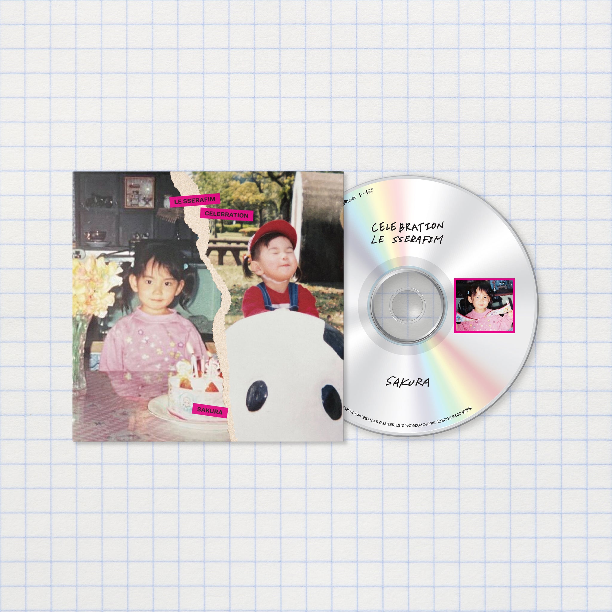 LE SSERAFIM - CELEBRATION [Single CD Ver.] - K PLACE