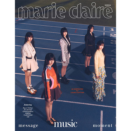 LE SSERAFIM Cover marie claire korea June 2024 - G Version main image