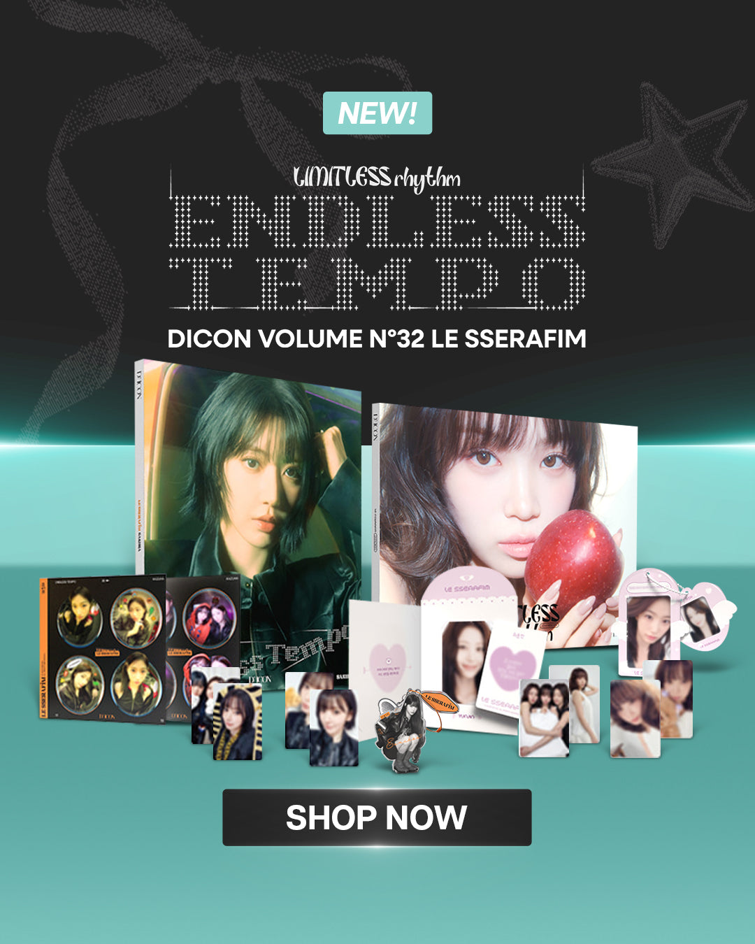 LE SSERAFIM DICON Banner Mobile