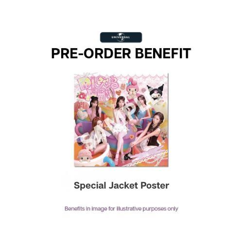 LE SSERAFIM DIFFERENT 4th JP Single Album Limited My Melody and Kuromi Edition - Universal Music Japan POBs