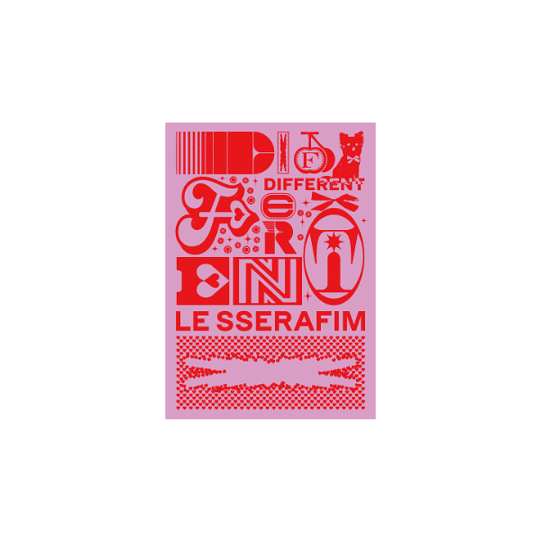 LE SSERAFIM DIFFERENT 4th JP Single Album NOSTALGIC YLANG Version - Main Image