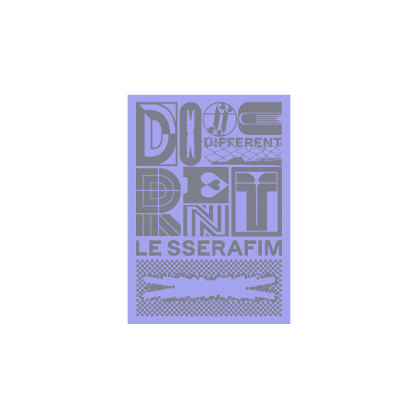 LE SSERAFIM DIFFERENT 4th JP Single Album OFFBEAT CLOVE Version - Main Image