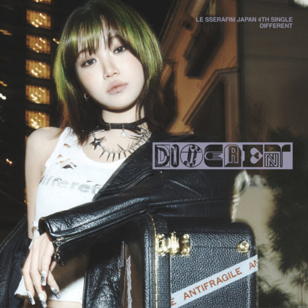 LE SSERAFIM DIFFERENT 4th JP Single Album Solo Jacket Version - Kim Chaewon Version