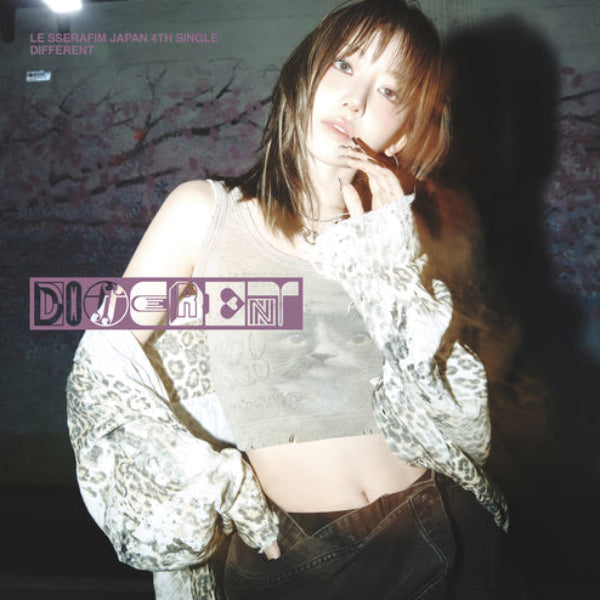 LE SSERAFIM DIFFERENT 4th JP Single Album Solo Jacket Version - Sakura Version