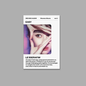 LE SSERAFIM EASY Weverse FC ホログラム 来日記念 le-sserafim-easy-3rd-mini-