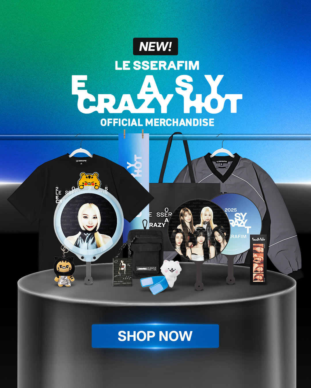 LE SSERAFIM EASY CRAZY HOT MD Banner Mobile