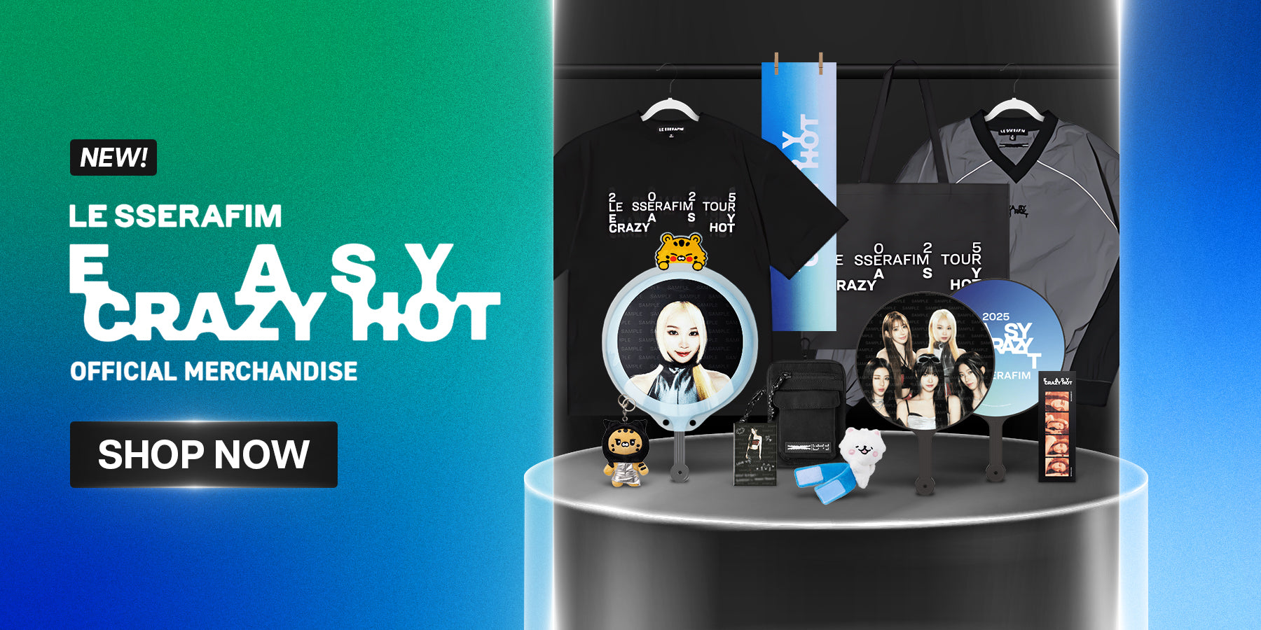 LE SSERAFIM EASY CRAZY HOT MD Banner