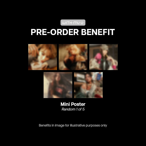 LE SSERAFIM HOT 5th Mini Album - Weverse Version Withmuu POBs