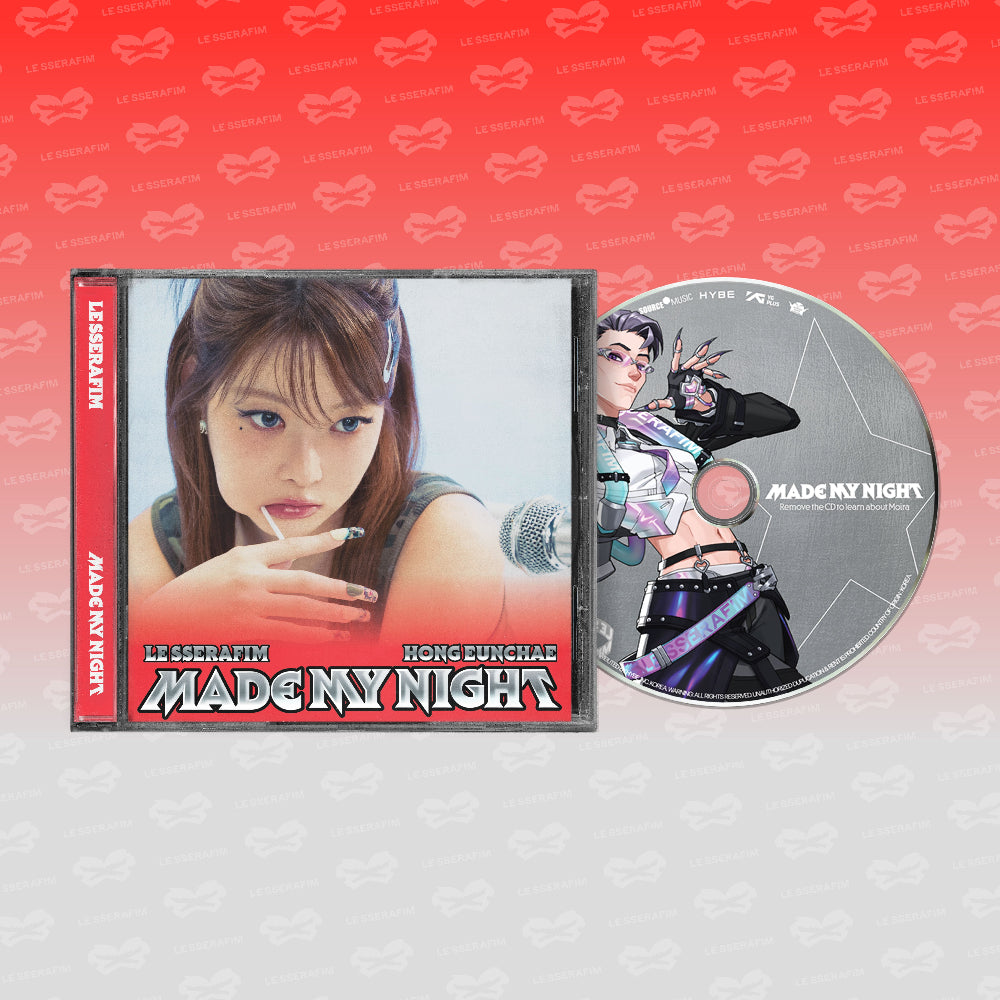 LE SSERAFIM Made My Night 2nd Single Album - Single CD Ver - HONG EUNCHAE Ver - Main Image