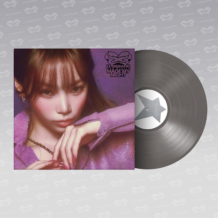 LE SSERAFIM Made My Night 2nd Single Album Vinyl Ver CHIC SILVER Ver - main image