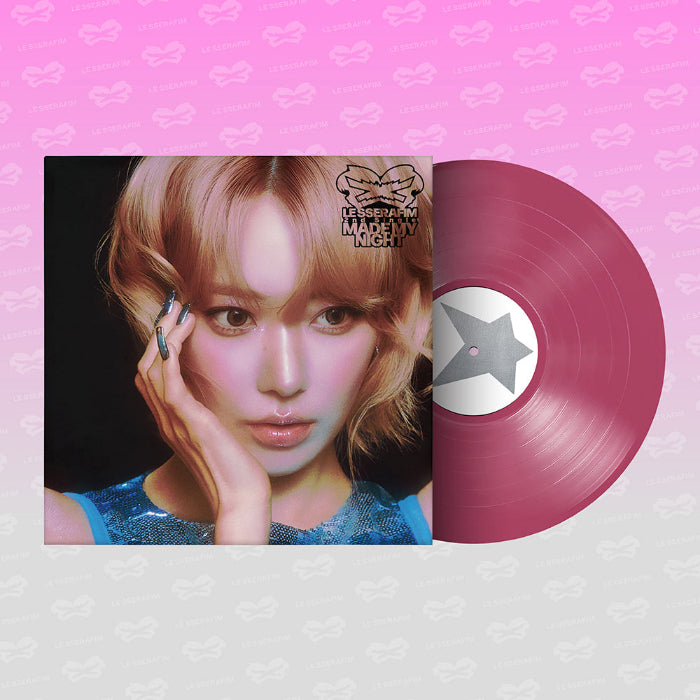 LE SSERAFIM Made My Night 2nd Single Album Vinyl Ver HOT PINK Ver - main image