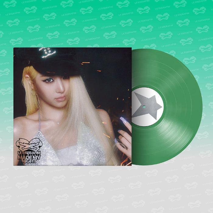 LE SSERAFIM Made My Night 2nd Single Album Vinyl Ver SPRING GREEN Ver - main image