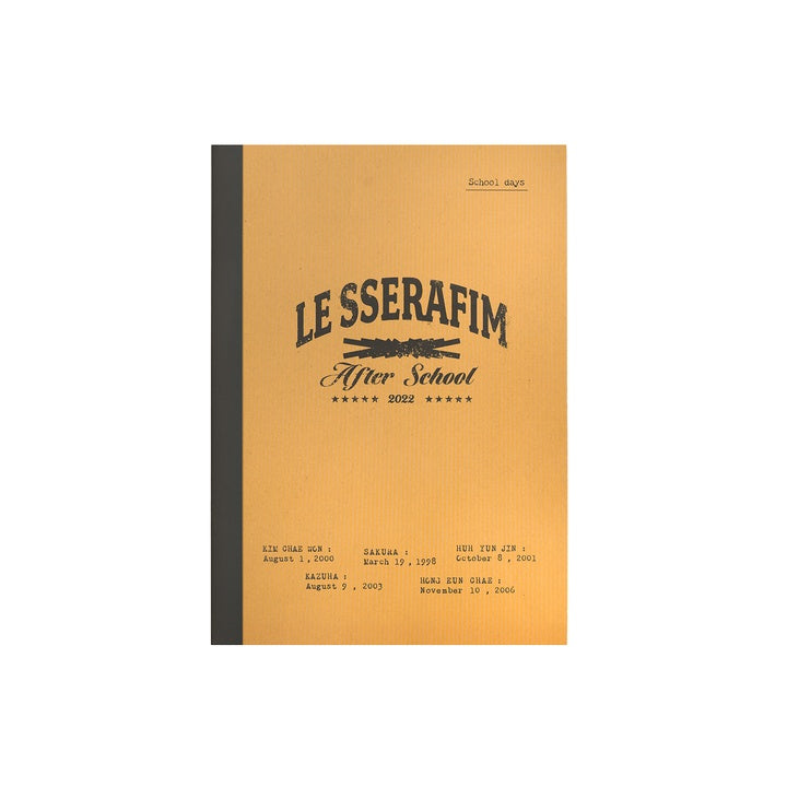 LE SSERAFIM Photobook After School by FEARNOT Official MD - main image