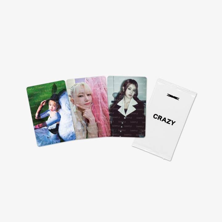 LE SSERAFIM Photocard CRAZY Official MD - main image