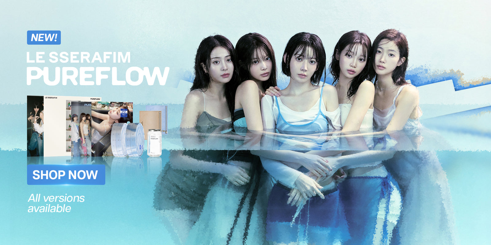 LE SSERAFIM PUREFLOW Banner