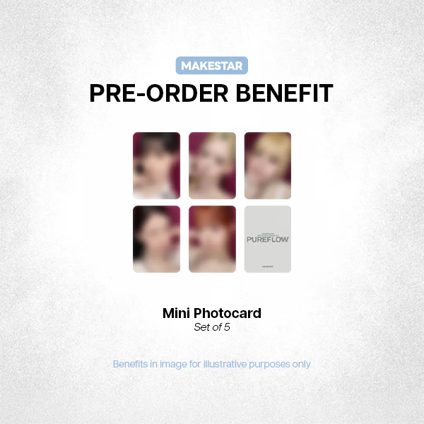 LE SSERAFIM PUREFLOW pt 1 2nd Album Mini Camera Blue Ver - MAKESTAR POBs