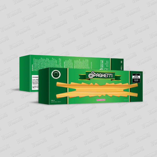  LE SSERAFIM SPAGHETTI 1st Single Album - hello82 Exclusive Ver - VOL 2 KNOCKING BASIL Ver - Main Image