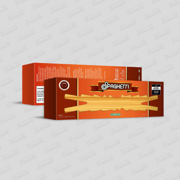  LE SSERAFIM SPAGHETTI 1st Single Album - hello82 Exclusive Ver - VOL 3 CHEEKY NEON PEPPER Ver - Main Image