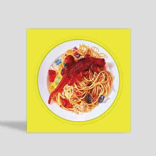 LE SSERAFIM SPAGHETTI 1st Single Album LP Ver NEON YELLOW ver main image