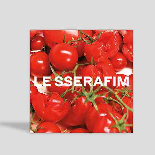 LE SSERAFIM SPAGHETTI 1st Single Album LP Ver TOMATO RED ver main image