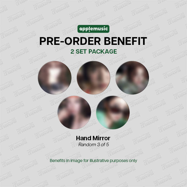  LE SSERAFIM SPAGHETTI 1st Single Album Weverse Albums Ver - Apple Music POBs Set