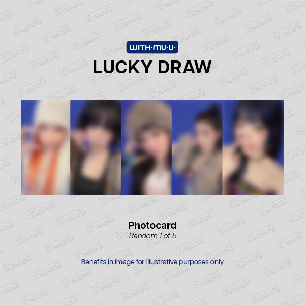 LE SSERAFIM SPAGHETTI 1st Single Album - Withmuu Lucky Draw