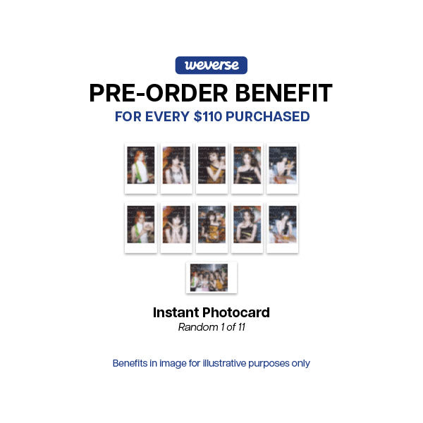 LE SSERAFIM SPAGHETTI Official MD - Weverse POBs