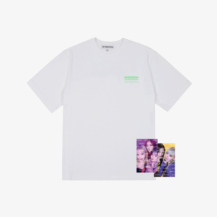 LE SSERAFIM SS T-Shirt 2024 Fan Meeting FEARNADA Official MD - main image