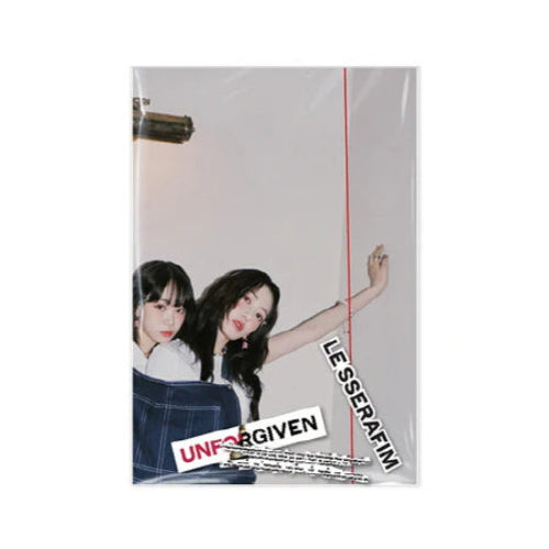 LE SSERAFIM UNFORGIVEN 1st Studio Album Weverse Albums version - 2 variations - Vertical A Version