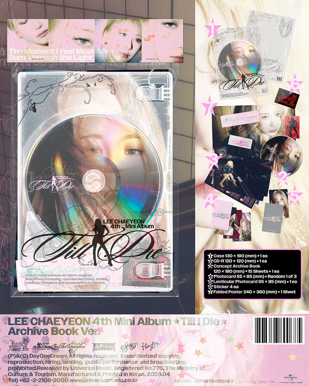 LEE CHAE YEON - Till I Die [4th Mini Album - Archive Book Ver.] gallery image 1