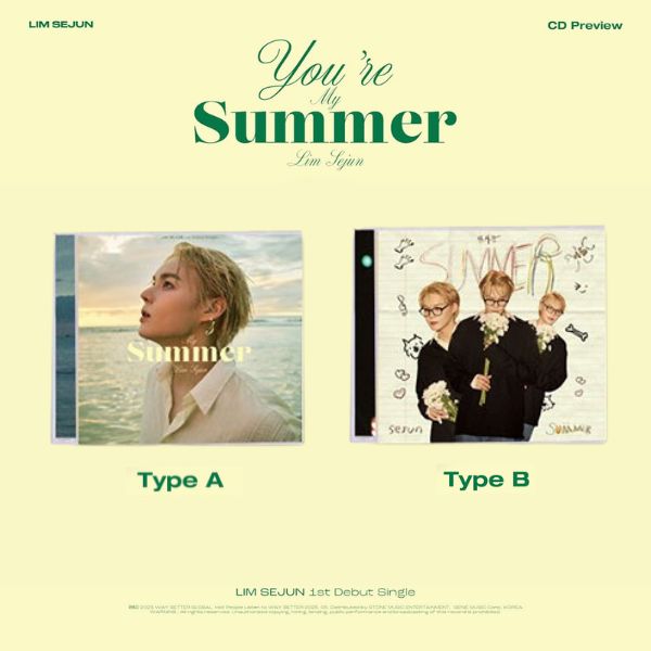 LIM SEJUN Youre My Summer [1st Debut Single Album main image