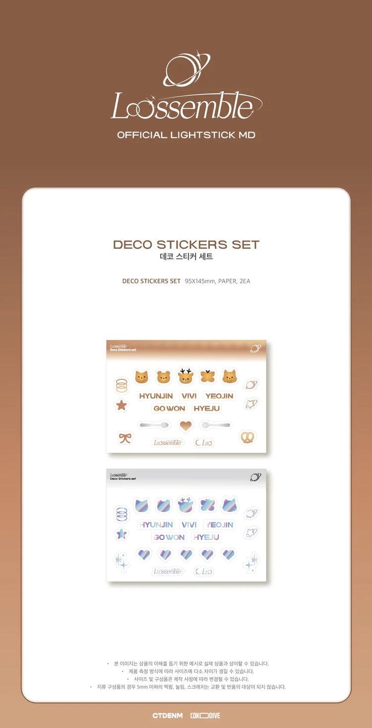 Loossemble - Deco Stickers Set