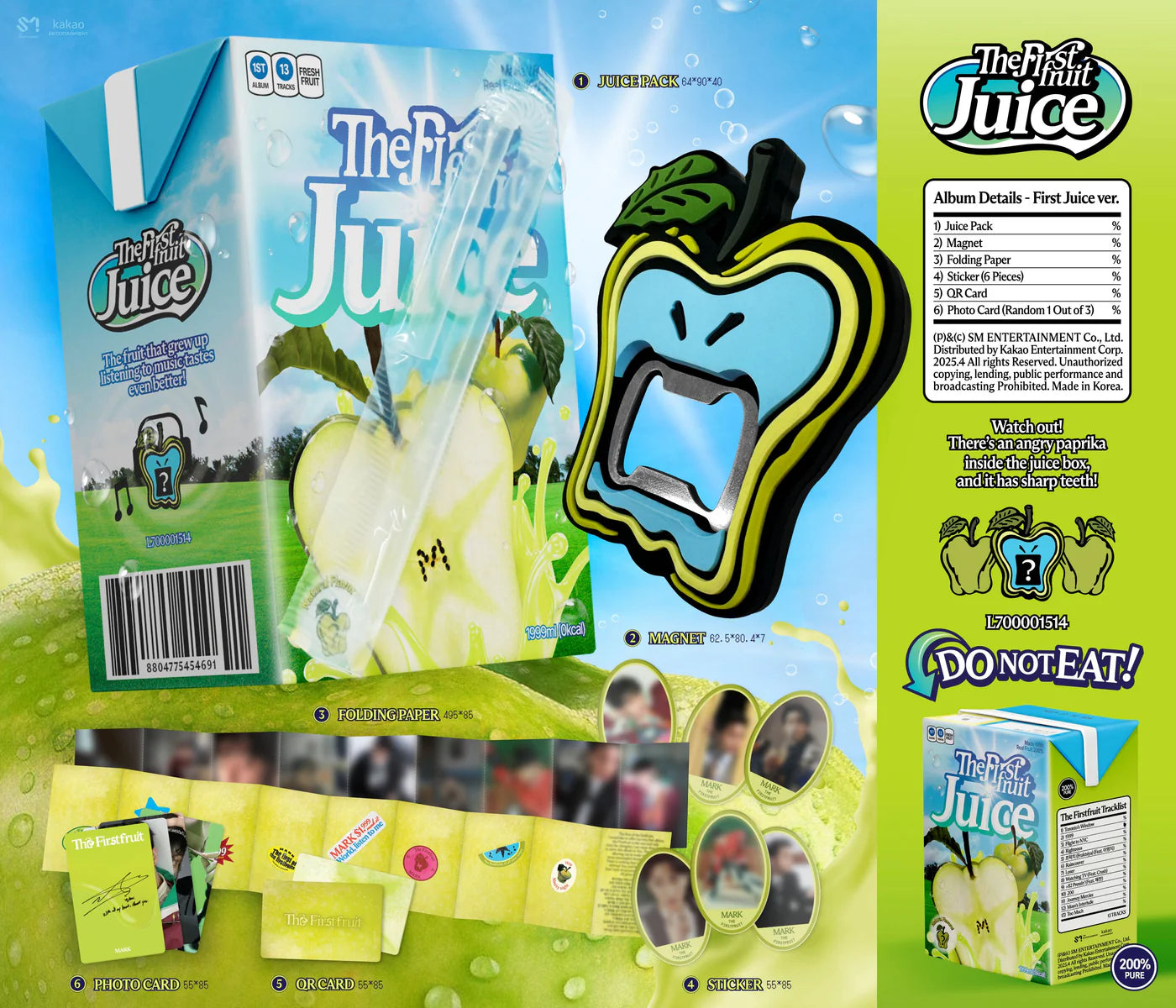 MARK - The Firstfruit [1st Album - First Juice Ver.]