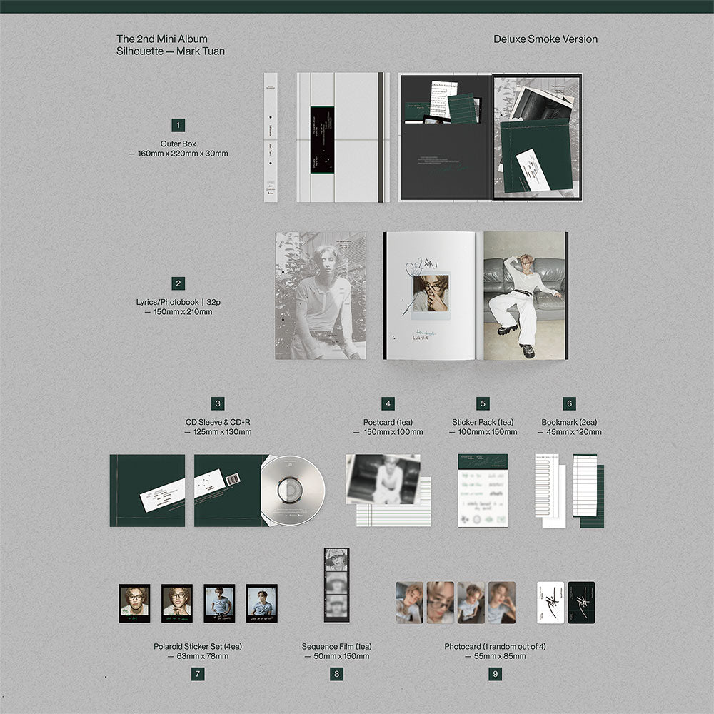 Mark Tuan - Silhouette [2nd Mini Album - Deluxe Ver.] gallery image 1