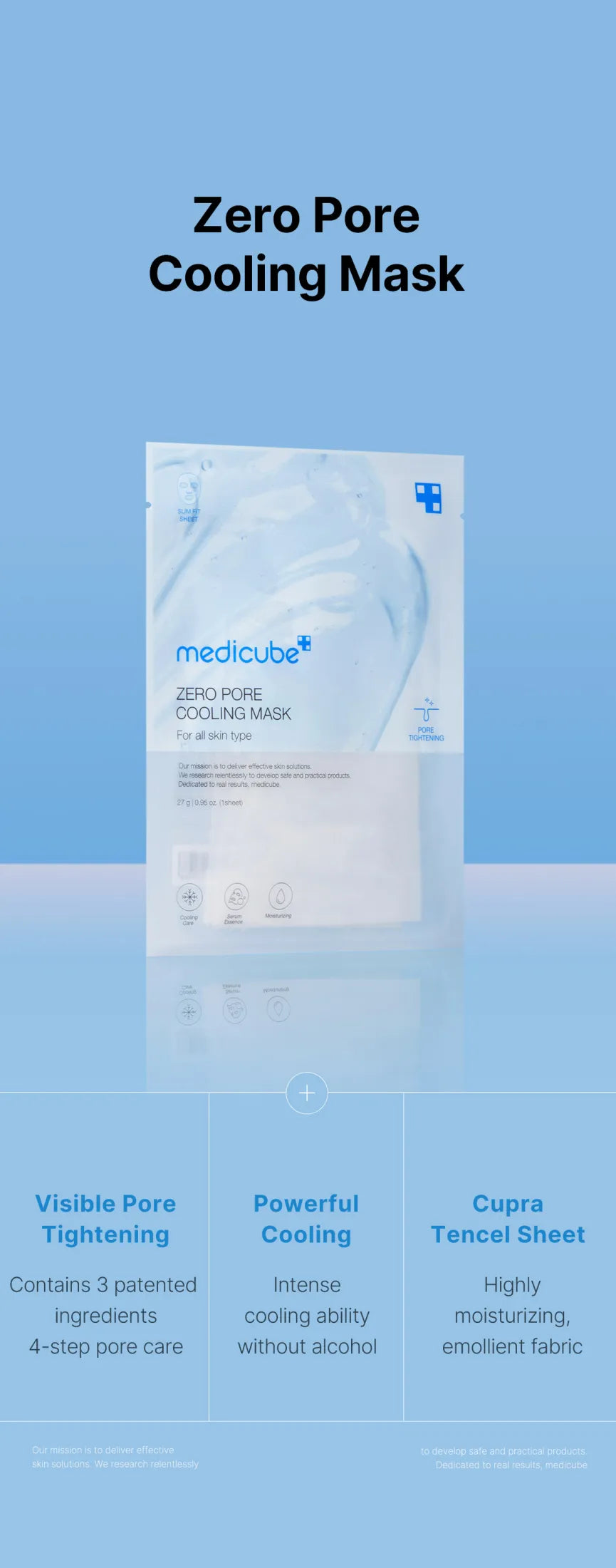 medicube - Zero Pore Cooling Mask gallery image 1