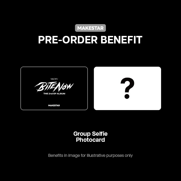 MEOVV BITE NOW 2nd EP Album KITTY PLUSH Ver - MAKESTAR POBs