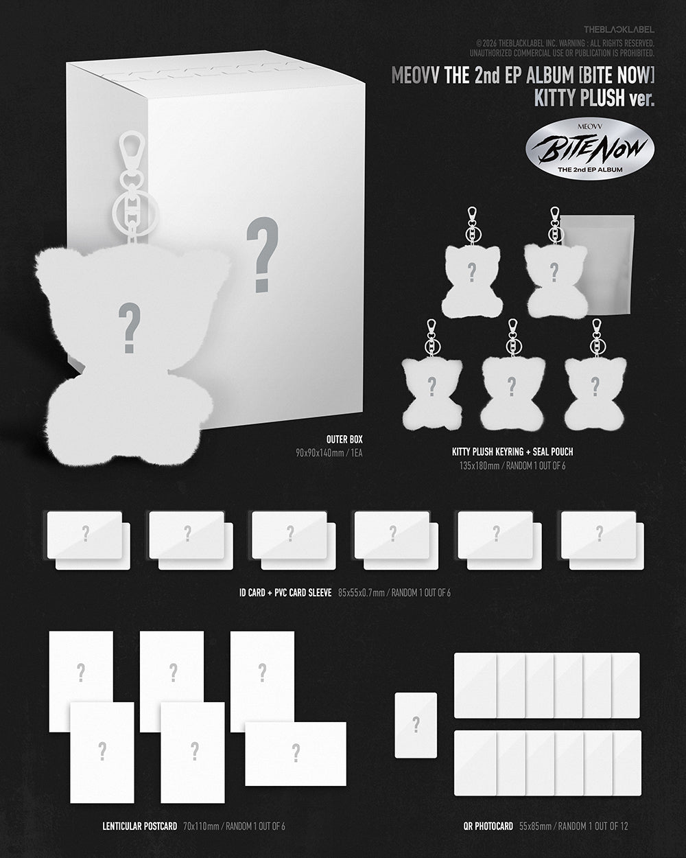 [PRE-ORDER] MEOVV - BITE NOW [2nd EP Album - KITTY PLUSH Ver.]