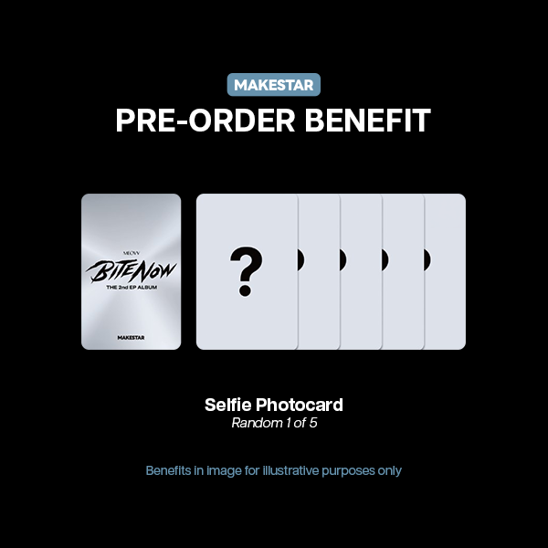 MEOVV BITE NOW 2nd EP Album Photobook Ver - MAKESTAR POBs