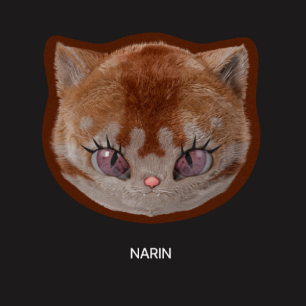 MEOVV Character Mouse Pad Set BITE NOW Official MD NARIN Ver - main image